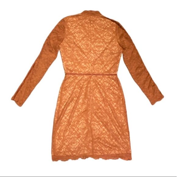 ARITZIA Wilfred Janvry Dress With Long Lace Sleeves Size 2 - Picture 7 of 16